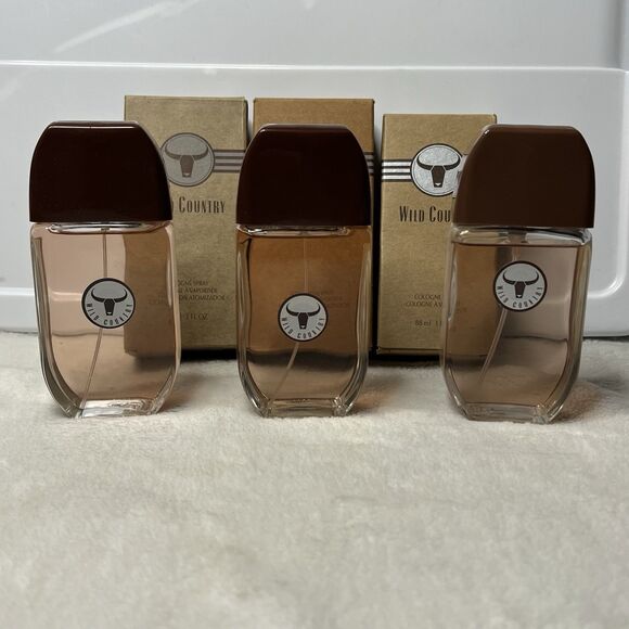 Lot of 3 Avon Wild Country Cologne Spray 88 ml 3 Fl Oz New - Picture 1 of 4